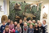 Grupas "Kamenīte" bērni ciemojas Saldus muzejā