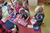 Grupiņas "Laumiņas" bērni uzņem ciemiņu