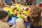 Mazie pētnieki iepazīst augļu un dārzeņu pasauli!