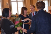 LIZDA apbalvojuma saņemšana